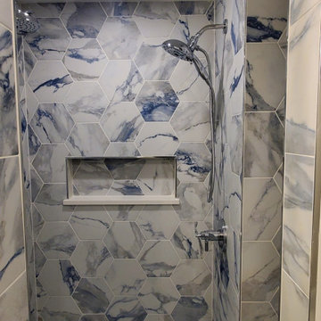 Shower Hexagon tile