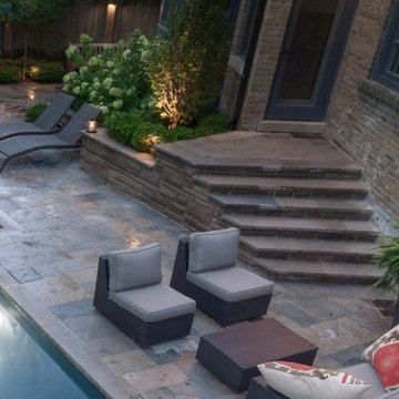 Elegance of Simplicity in a Small Backyard
