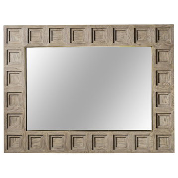 Oak Layered Frame Mirror, Andrew Martin Claiborne