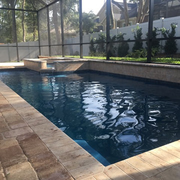 Custom Pool, Spa, Enclosure and Landscape