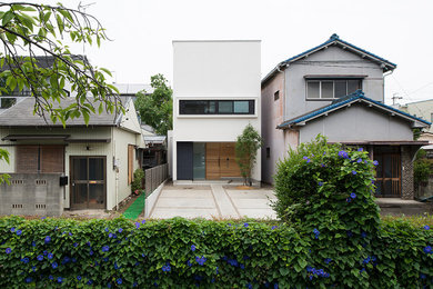 Inspiration for a modern exterior home remodel in Other