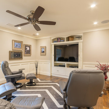 New Media Room (Old Formal Living) - After