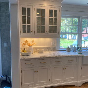 Transitional Kitchen - Cabinet Painting & Refinish