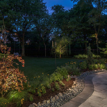 Backyard Landscape Lighting Design Elkhorn, Nebraska