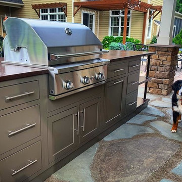 Outdoor Kitchen install with Lightning SPEED