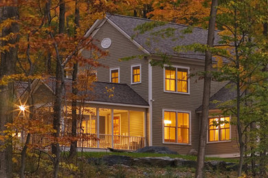 Traditional exterior home idea in Burlington