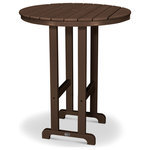 Polywood - Trex Outdoor Furniture Monterey Bay Round 36" Bar Table, Vintage Lantern - The Trex Outdoor Furniture Monterey Bay 36" Bar Table delivers a comfortable and elegant dining experience. Trex Outdoor Furnitures solid HDPE lumber construction gives this durable bar height table the ability to endure harsh weather conditions for generations without warping, rotting, cracking or splintering.