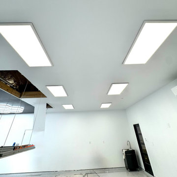 75244 - Preston Hollow - Garage Conversion, Garage Addition - BEFORE and AFTER