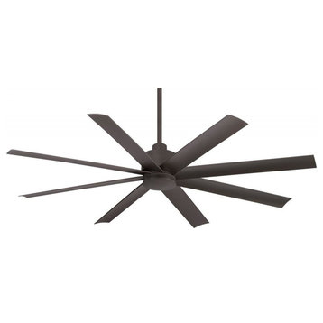 Minka Aire Slipstream 65" Indoor/Outdoor Ceiling Fan With Remote Control, Oil Rubbed Bronze