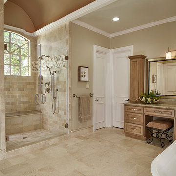 Open Concept Master Bathroom