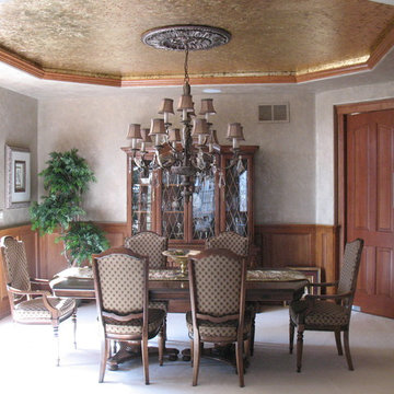 Gold Leaf Ceiling