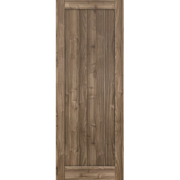 Slab Barn Door Panel 30 x 84 | Quadro 4111 Walnut