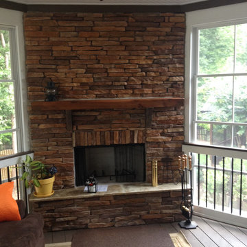 Extreme outdoor fireplaces and kitchens around Charlotte NC