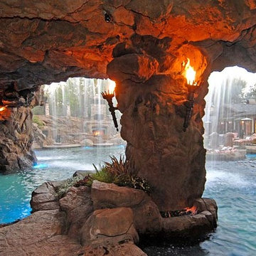 Naturalistic Pools with Grotto
