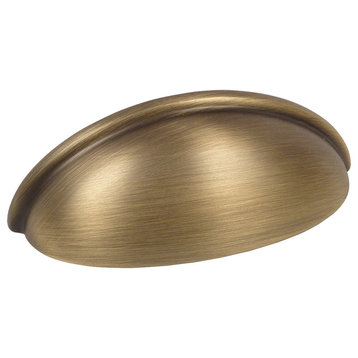 Cosmas 783BAB Brushed Antique Brass Cabinet Cup Pull