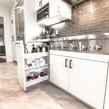 Soft pull out cabinets