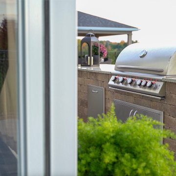 Wadsworth Structure, Fireplace, Outdoor Kitchen and Patio Project