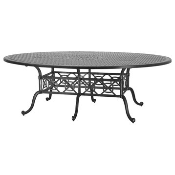 Grand Terrace 72"x102" Geo Dining Table, Shade