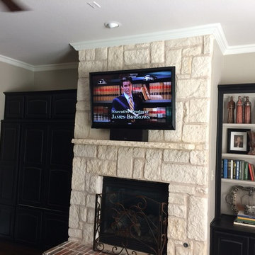 Fireplace TV Installation