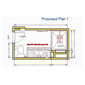 Remodeling Plan - Small bathroom remodel, Columbia, CT