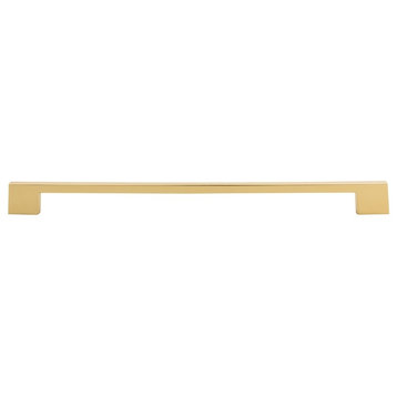 Thin Square Appliance Pull 18", French Gold