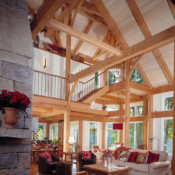 Modern Timber Frame in Massachussets