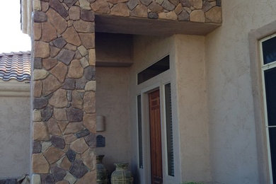 Mid-sized elegant home design photo in Phoenix