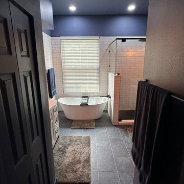 Orlando Primary Bathroom Remodel - Freestanding Tub & Walk-In Shower