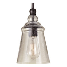 1 Bulb Oil Rubbed Bronze Pendant