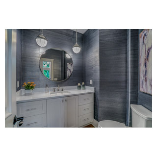 Powder Bath - Transitional - Powder Room - Seattle - by Stefanie Brooks ...