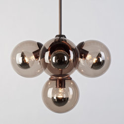 Roll & Hill - Roll & Hill Modo 5 Globe Pendant - Pendant Lighting