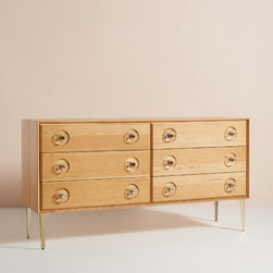 Carraway Six-Drawer Oak Dresser - Dressers