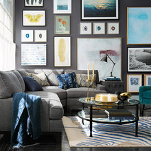 Gray, blue teal