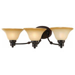 Hardware House - Bristol Series Bronze Interior Lighting Collection, 3-Light Wall Sconce - Finish: Oil Rubbed Bronze