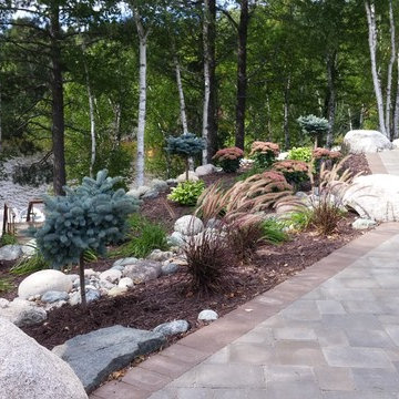 Lakefront landscaping