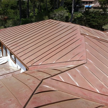 Monterey Copper Standing Seam Roof