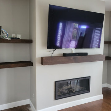 Shelving & Fireplace Renovations