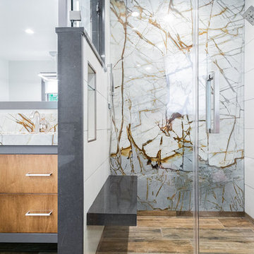 Solid 3cm Spiderman Quartzite Wall Slab