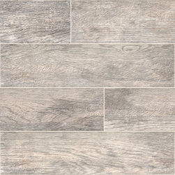Dapple Gray - 6x24 - Marazzi Piazza Montagna Porcelain Tile - ULM7 - Flooring