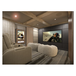 Premier Home Theater - Transitional - Home Theater - DC Metro - by ...