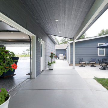 11th Street Detached Garage Build Before/Afters