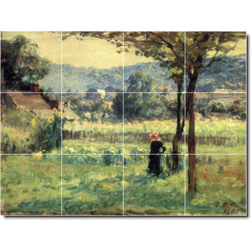Theodore Steele Country Painting Ceramic Tile Mural #325, 24"x18"