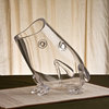 Crystal Frog Centerpiece Bowl With Features