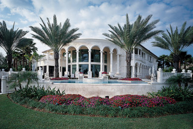 Tuscan exterior home photo in Miami