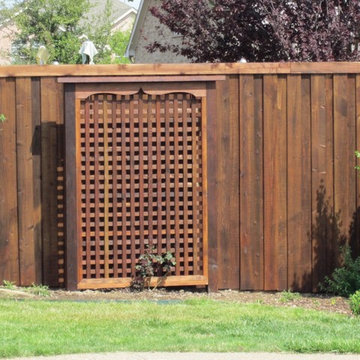 Cedar Lattice Vine Support