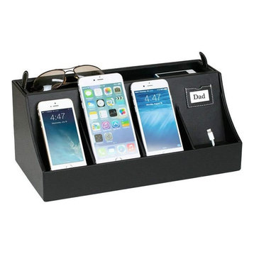 Desktop Smartphone Charging Station and Valet, Without Power Supply