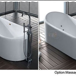 Luna Bathtub SPA Whirlpool Soaking Freestanding Bathtub - Bathtubs