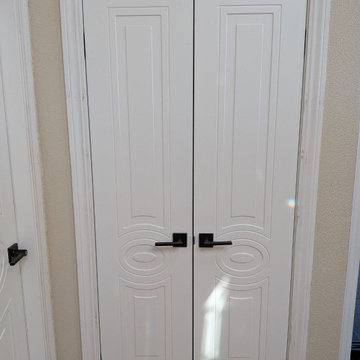 Modern interior frameless doors | Mela 7001 White | 42 x 80
