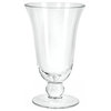 Serene Spaces Living Small Wazon Pedestal Glass Urn Vase, 6"and 3.5"