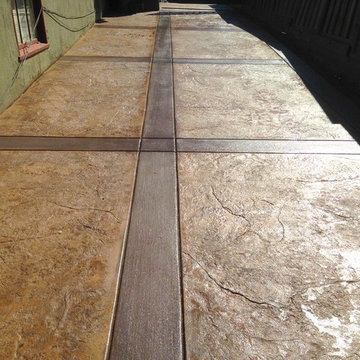 Stamped Concrete Driveway